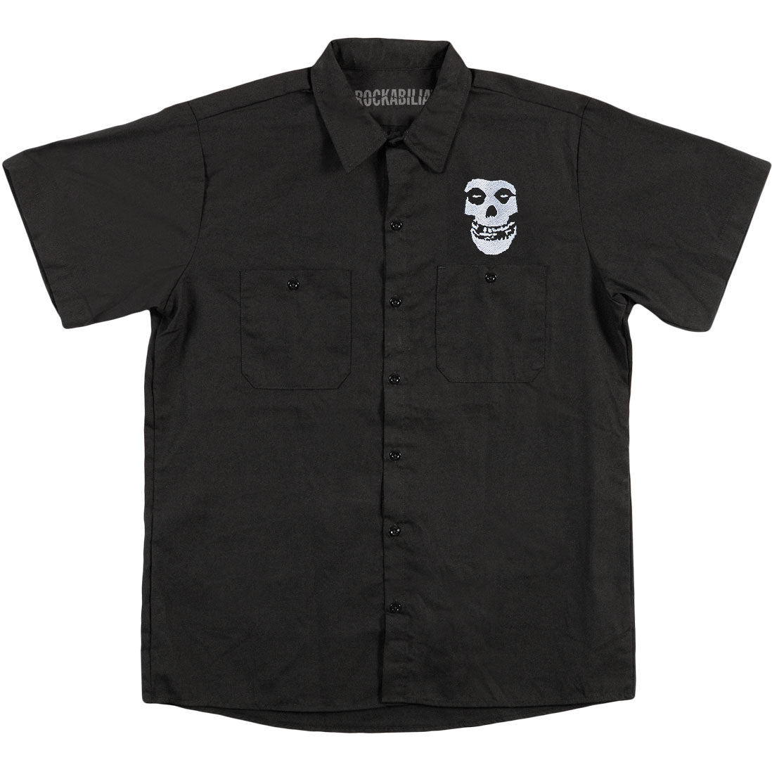 Misfits Skull Workshirt Work Shirt Front