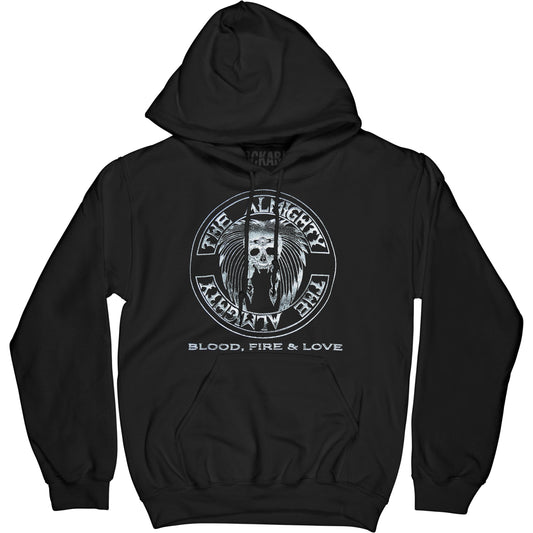 The Almighty Blood, Fire, Love Hoodie Hooded Sweatshirt Front