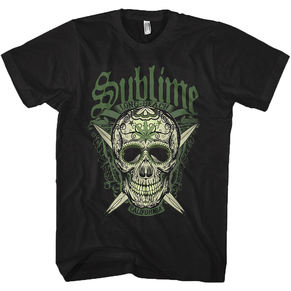 Sublime Long Beach Slim Fit T-shirt Front