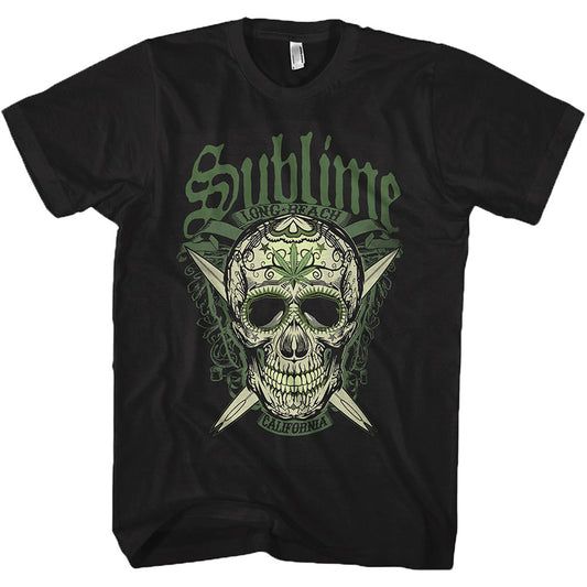 Sublime Long Beach Slim Fit T-shirt Front