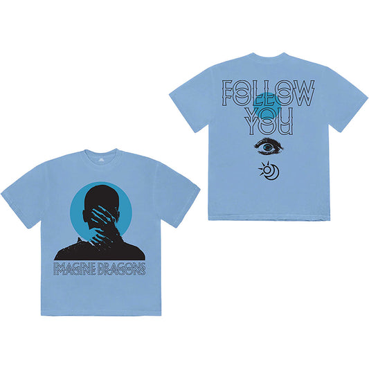 Imagine Dragons Follow You (Back Print) Slim Fit T-shirt Front
