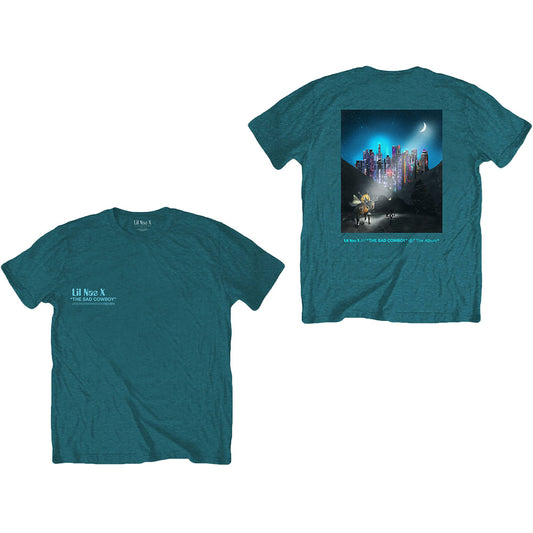Lil Nas X Album (Back Print) Slim Fit T-shirt Front