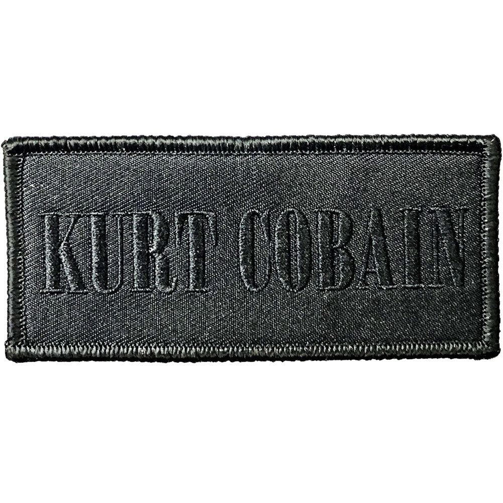 Kurt Cobain Logo Embroidered Patch Front