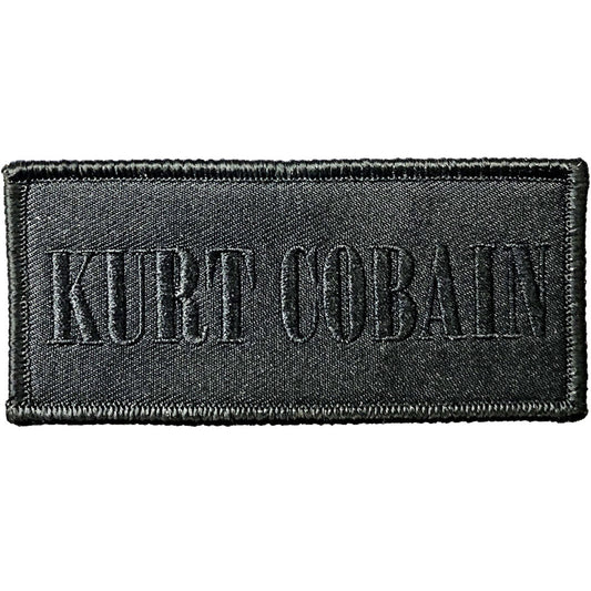 Kurt Cobain Logo Embroidered Patch Front