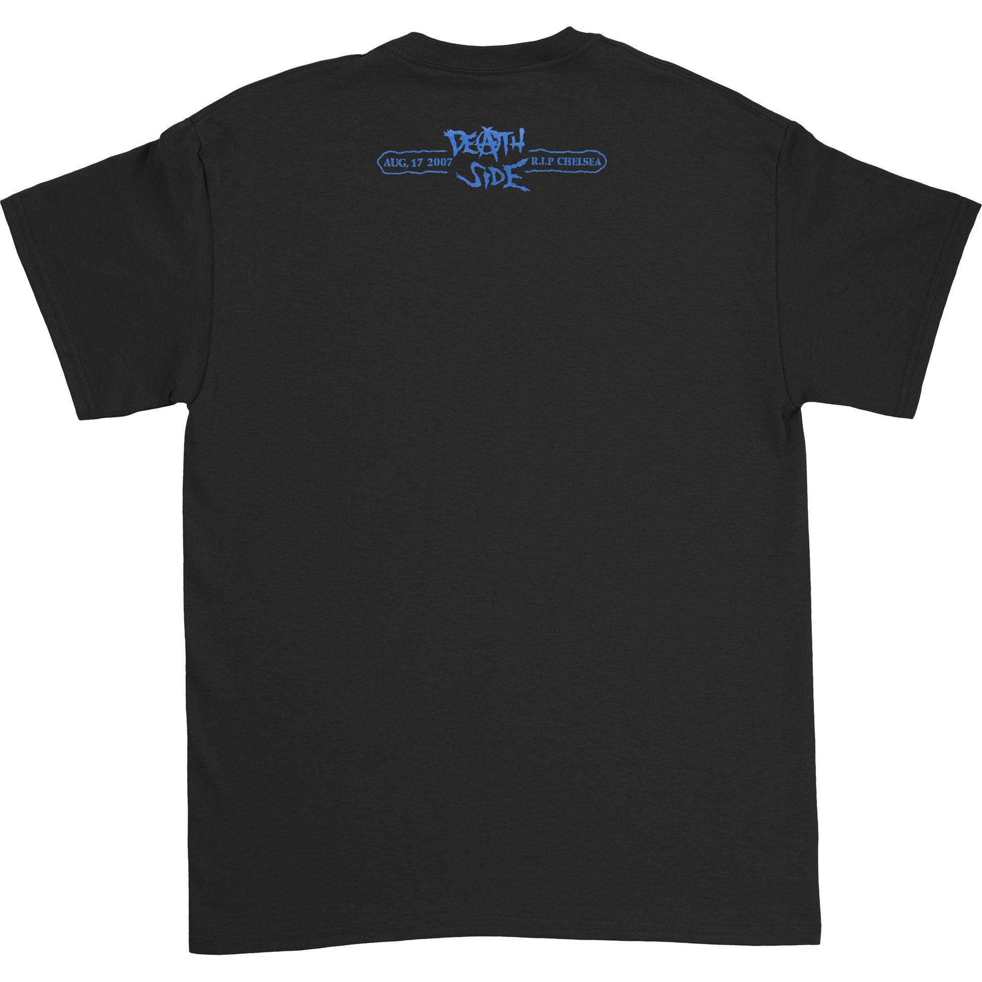 Death Side Blue Flame T-shirt Back