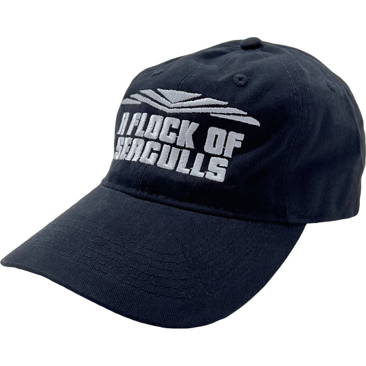 A Flock Of Seagulls Seagull Logo Baseball Cap Front