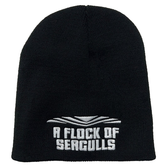 A Flock Of Seagulls Seagull Logo Beanie Front