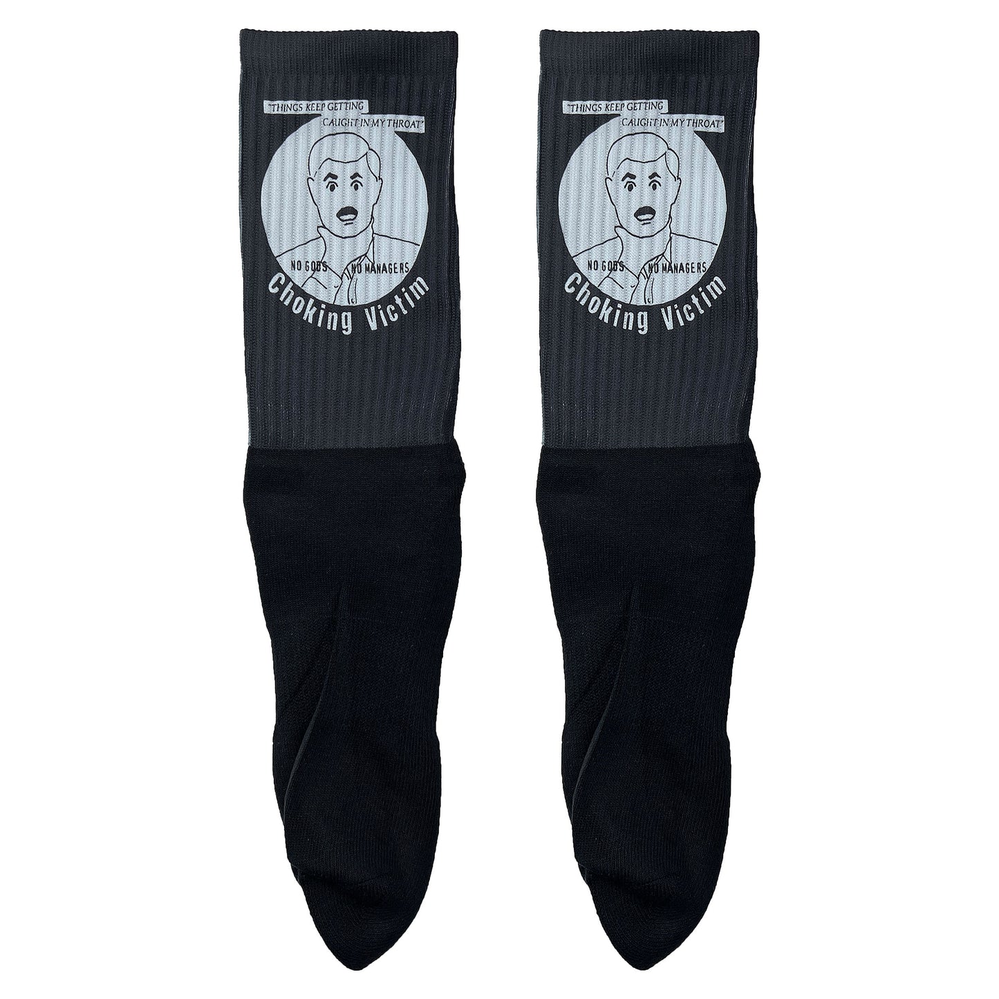 Choking Victim Logo Socks Socks Front