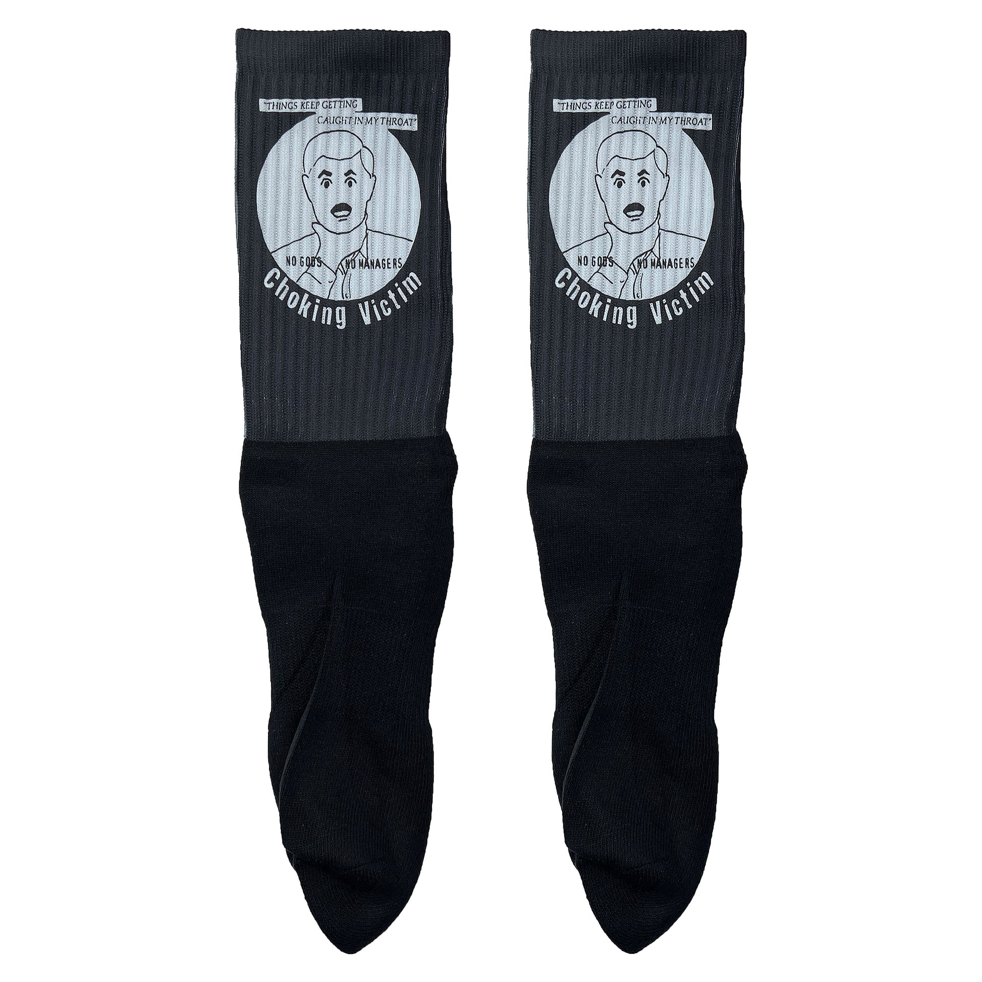 Choking Victim Logo Socks Socks Front