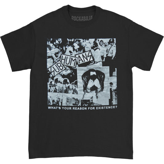 Subhumans Reason for Existence Tee T-shirt Front