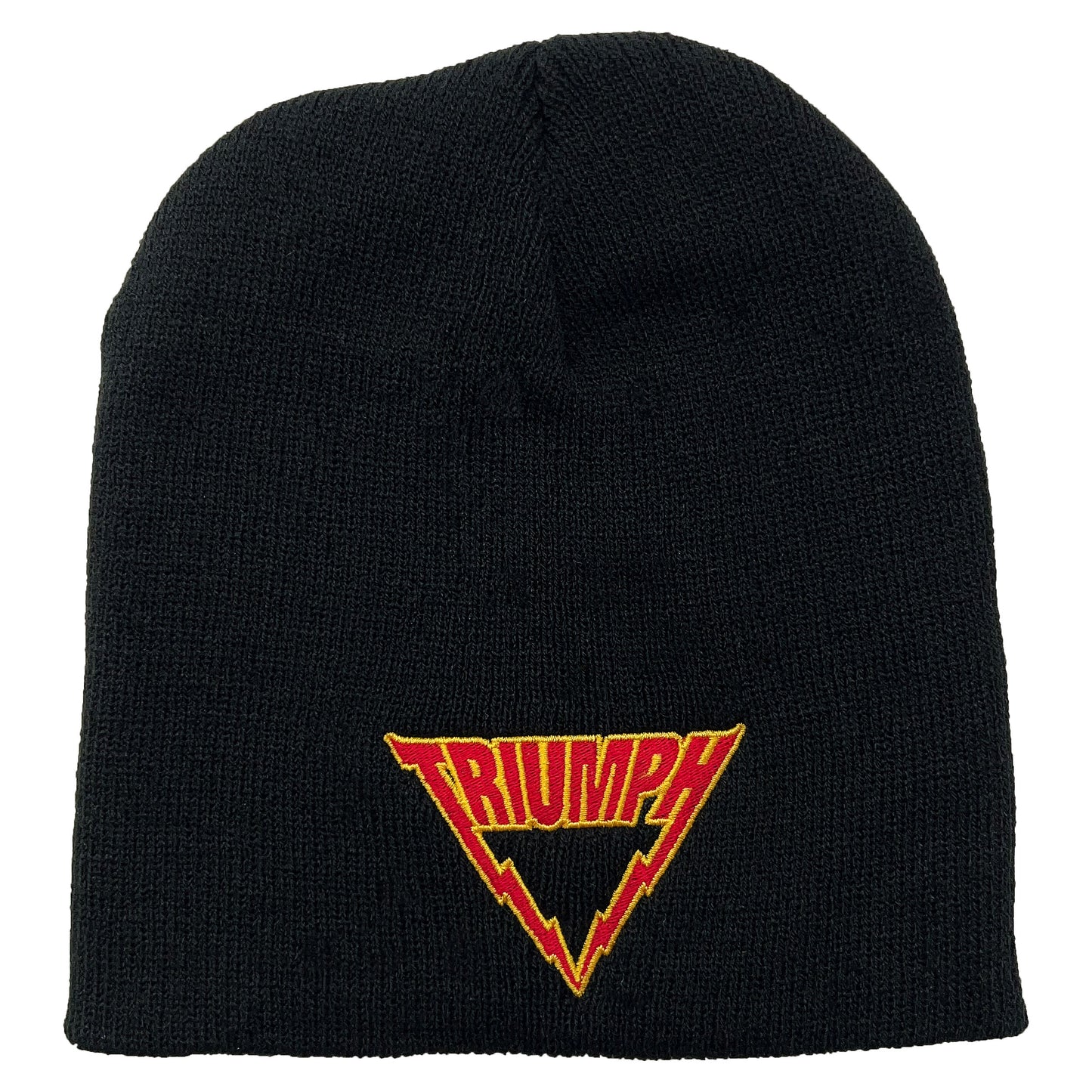 Triumph Lightning Logo Beanie Front
