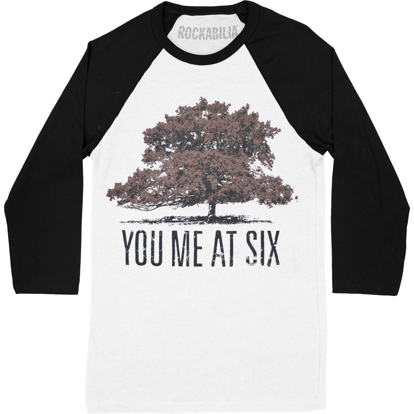 You Me At Six Tree Raglan Baseball Jersey Front