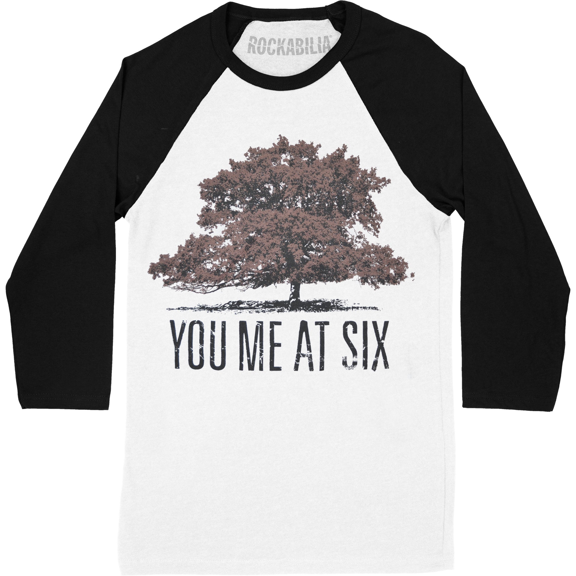 You Me At Six Tree Raglan Baseball Jersey Front