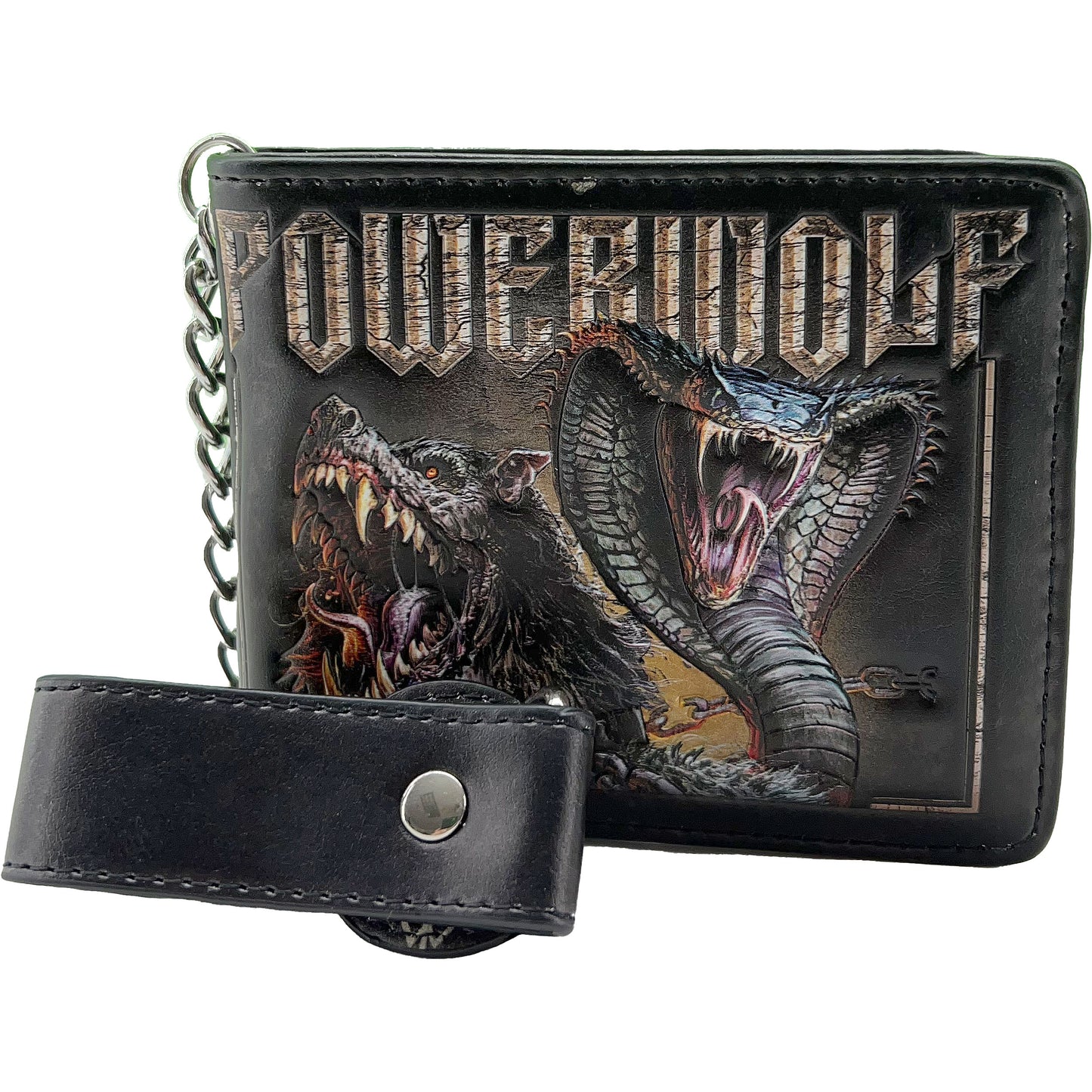 Powerwolf Wallet Tri-Fold Wallet Front