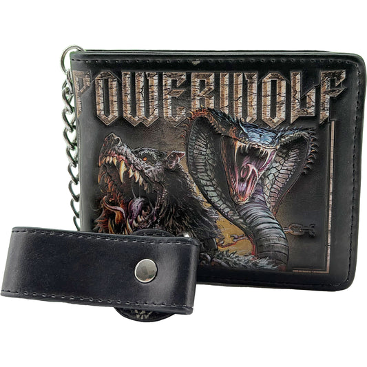 Powerwolf Wallet Tri-Fold Wallet Front