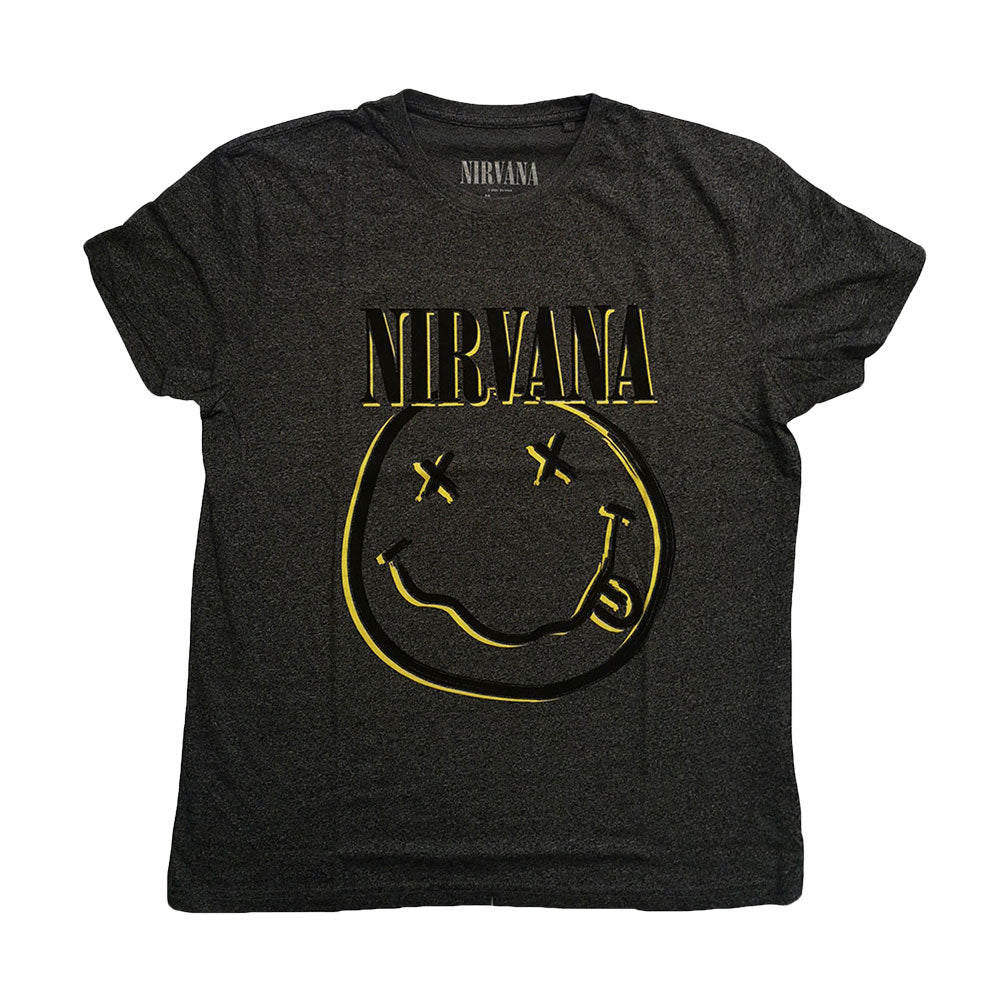 Nirvana Inverse Smiley Slim Fit T-shirt Front