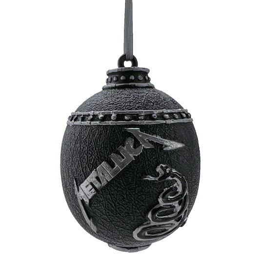 Metallica Black Album Hanging Ornament 10cm Christmas Ornament Front