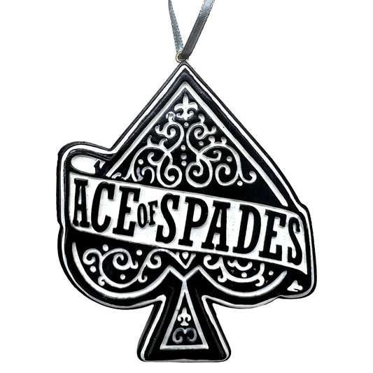 Motorhead Ace of Spades Hanging Ornament 11cm Christmas Ornament Front