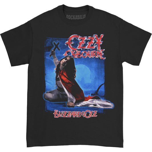 Ozzy Osbourne Blizzard of Ozz Track list (Back Print) Slim Fit T-shirt Front