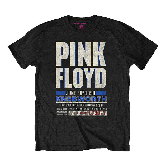 Pink Floyd Knebworth '90 Blue Slim Fit T-shirt Front