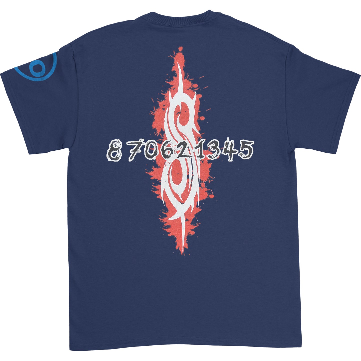 Slipknot 20th Anniversary - Red Jump Suits (Back Print) Slim Fit T-shirt Back