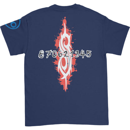 Slipknot 20th Anniversary - Red Jump Suits (Back Print) Slim Fit T-shirt Back