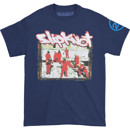 Slipknot 20th Anniversary - Red Jump Suits (Back Print) Slim Fit T-shirt Front