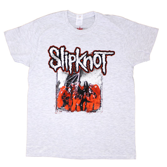Slipknot Self Titled (Back Print) Slim Fit T-shirt Front
