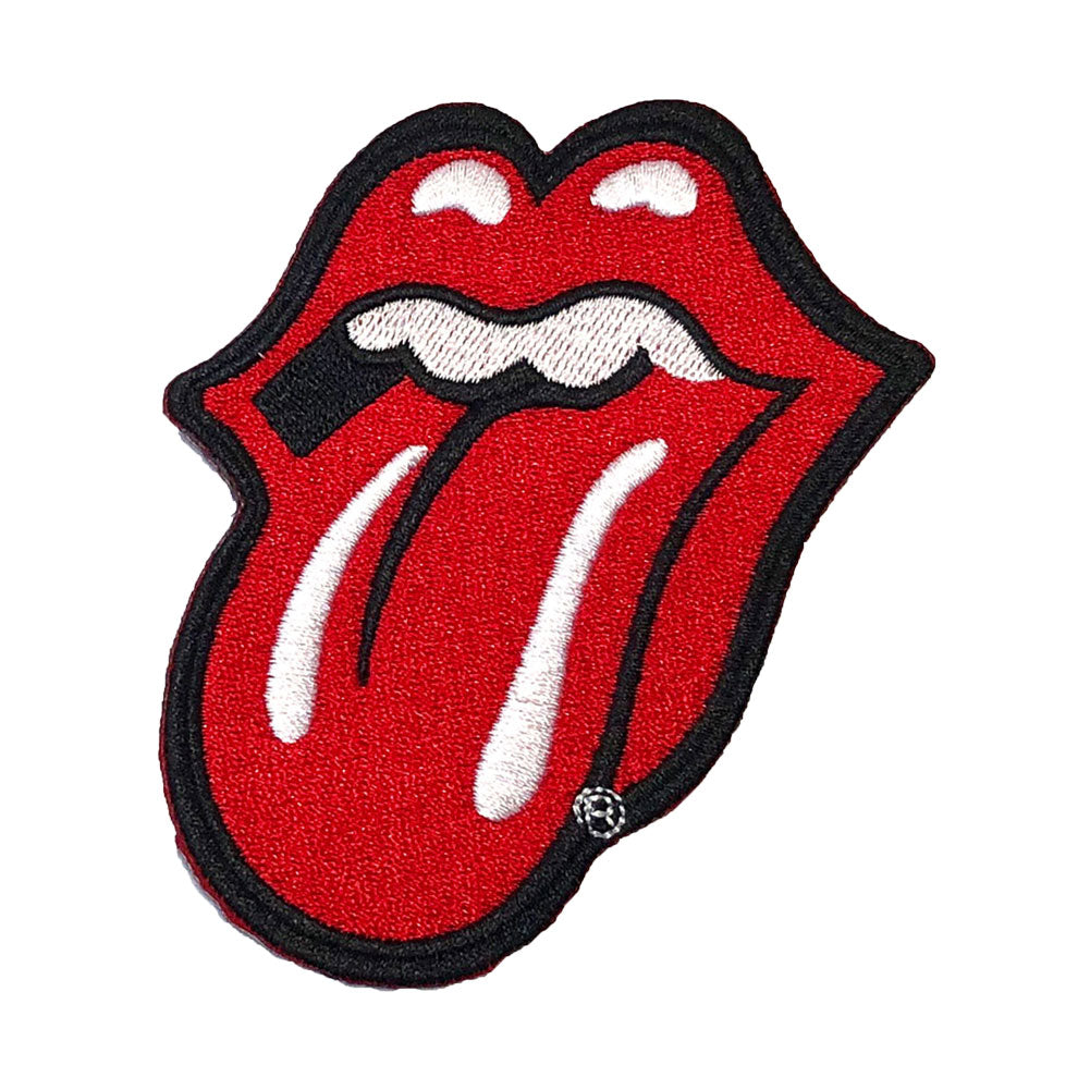 Rolling Stones Classic Tongue Embroidered Patch Front