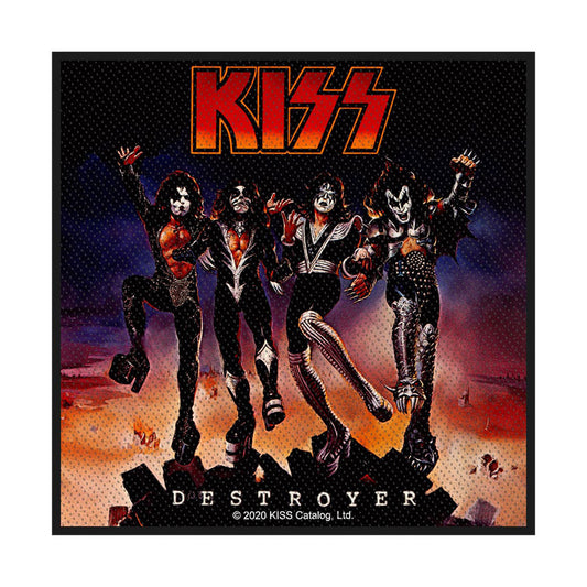 KISS Destroyer Woven Patch Front