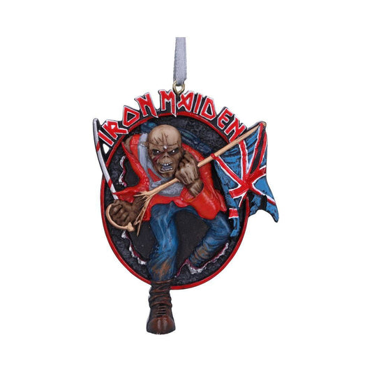 Iron Maiden The Trooper Hanging Ornament 8.5cm Christmas Ornament Front