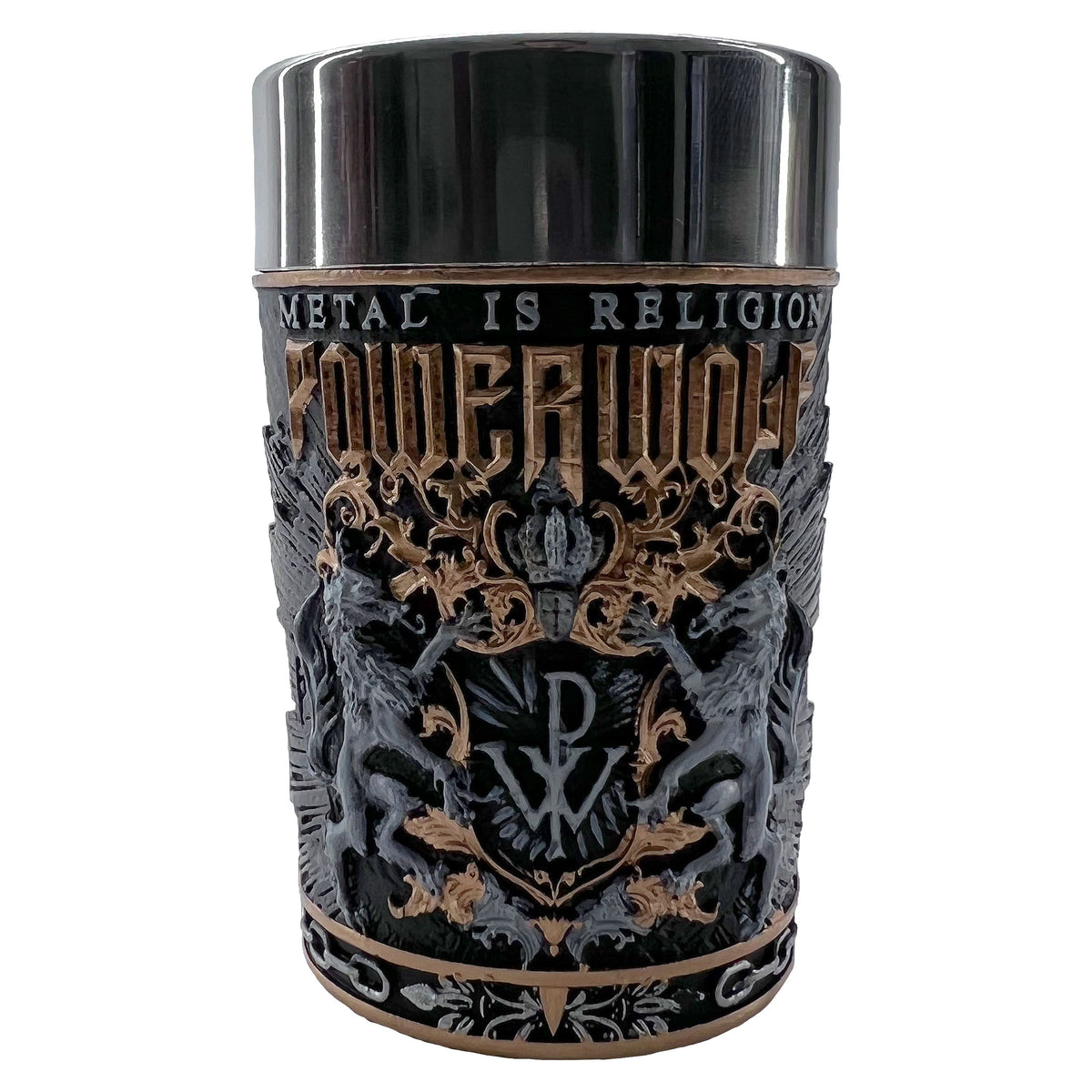 Powerwolf Metal is Religion Shot Glass 8.5cm Shot Glass Front