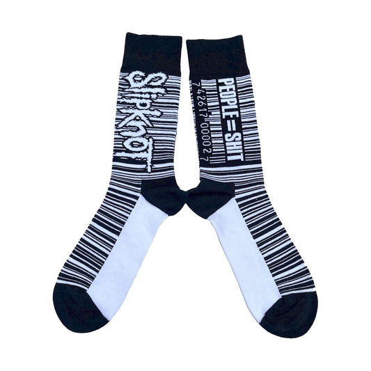 Slipknot Barcode (US Men's Shoe Size 8 - 12) Socks Front