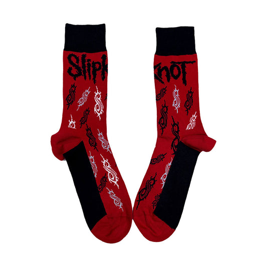 Slipknot Tribal S (US Men's Shoe Size 7 - 11) Socks Front