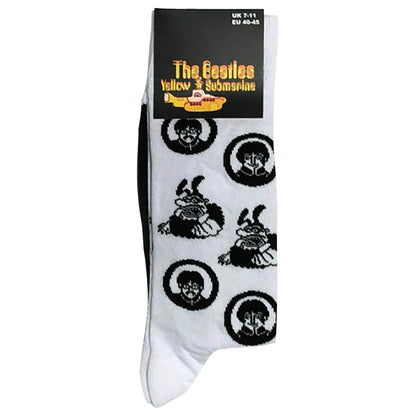 Band & Meanies Monochrome (US Men's Shoe Size 8 - 12) Socks