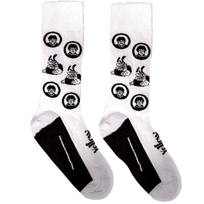 Band & Meanies Monochrome (US Men's Shoe Size 8 - 12) Socks