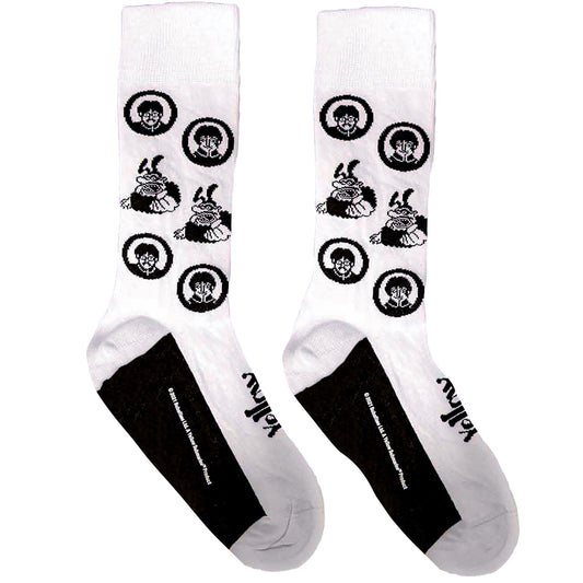 Band & Meanies Monochrome (US Men's Shoe Size 8 - 12) Socks