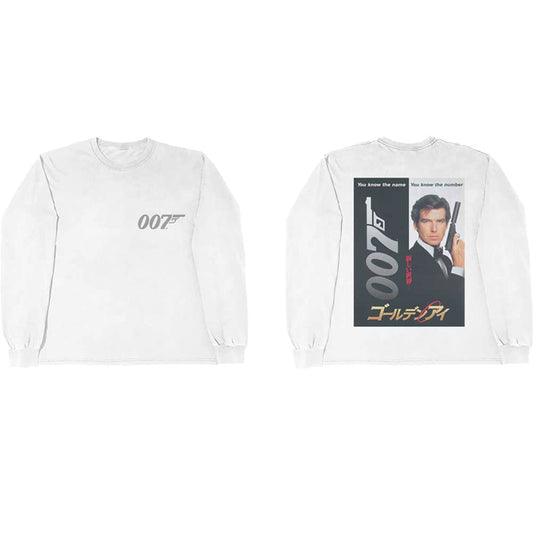 James Bond Goldeneye Japanese  Poster (Back Print) Long Sleeve Front