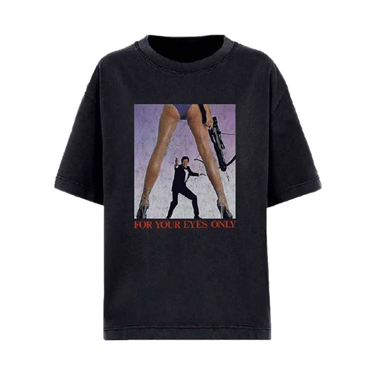 James Bond For Your Eyes Only Slim Fit T-shirt Front