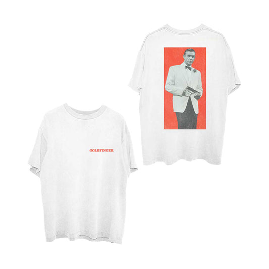 James Bond Goldfinger Profile (Back Print) Slim Fit T-shirt Front