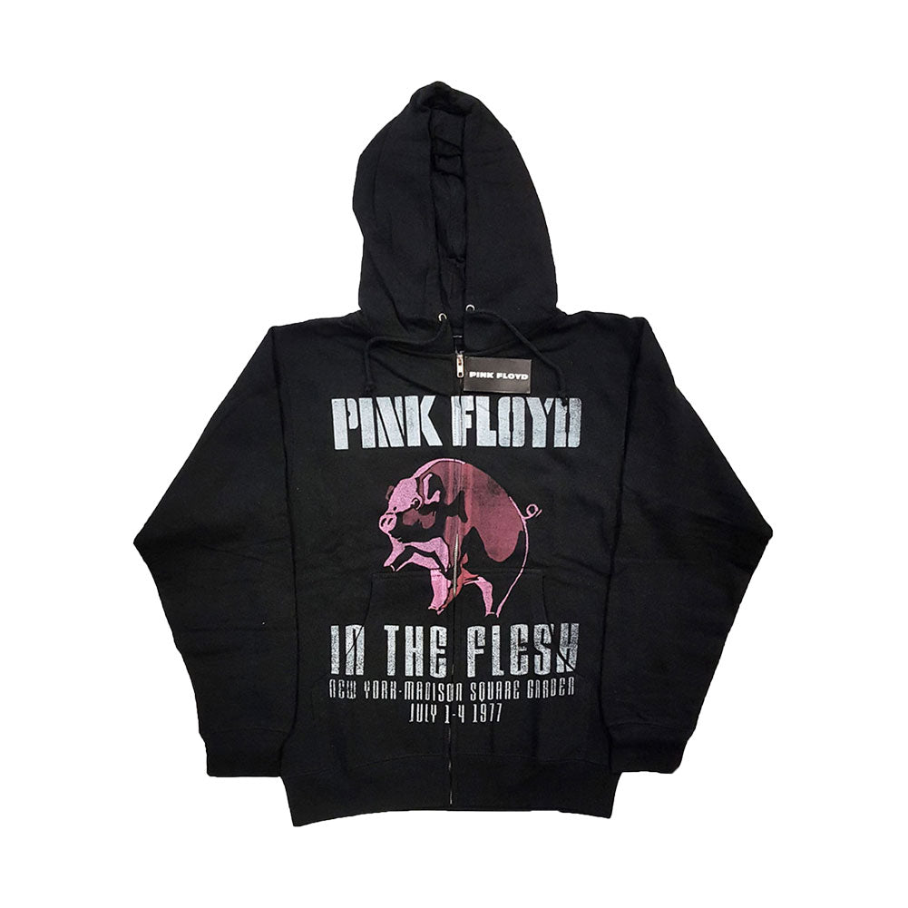 Pink Floyd In the Flesh Zippered Hooded Sweatshirt Front