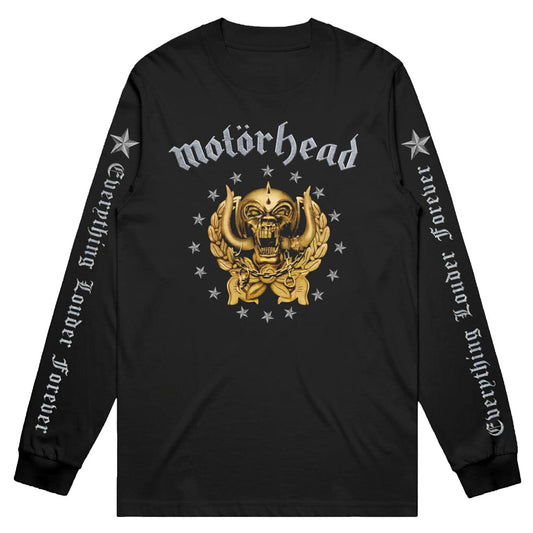 Motorhead Everything Louder Forever (Sleeve Print) Long Sleeve Front