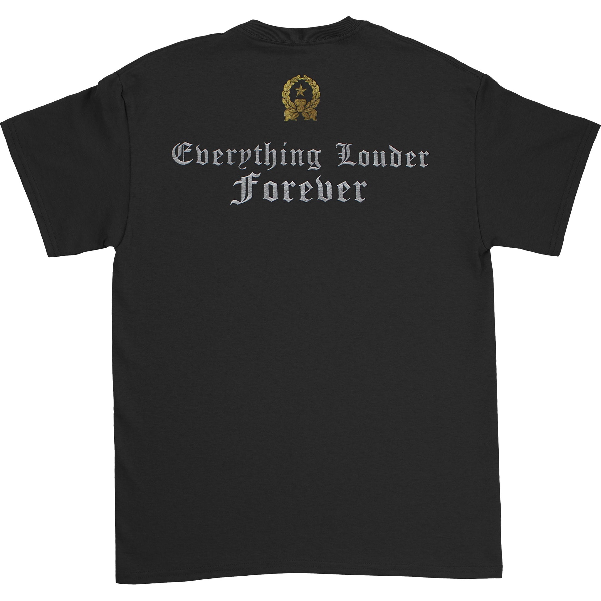 Motorhead Everything Louder Forever (Back Print) Slim Fit T-shirt Back