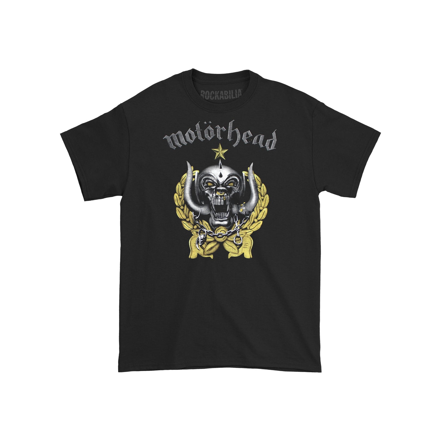 Motorhead Everything Louder Forever (Back Print) Slim Fit T-shirt Front