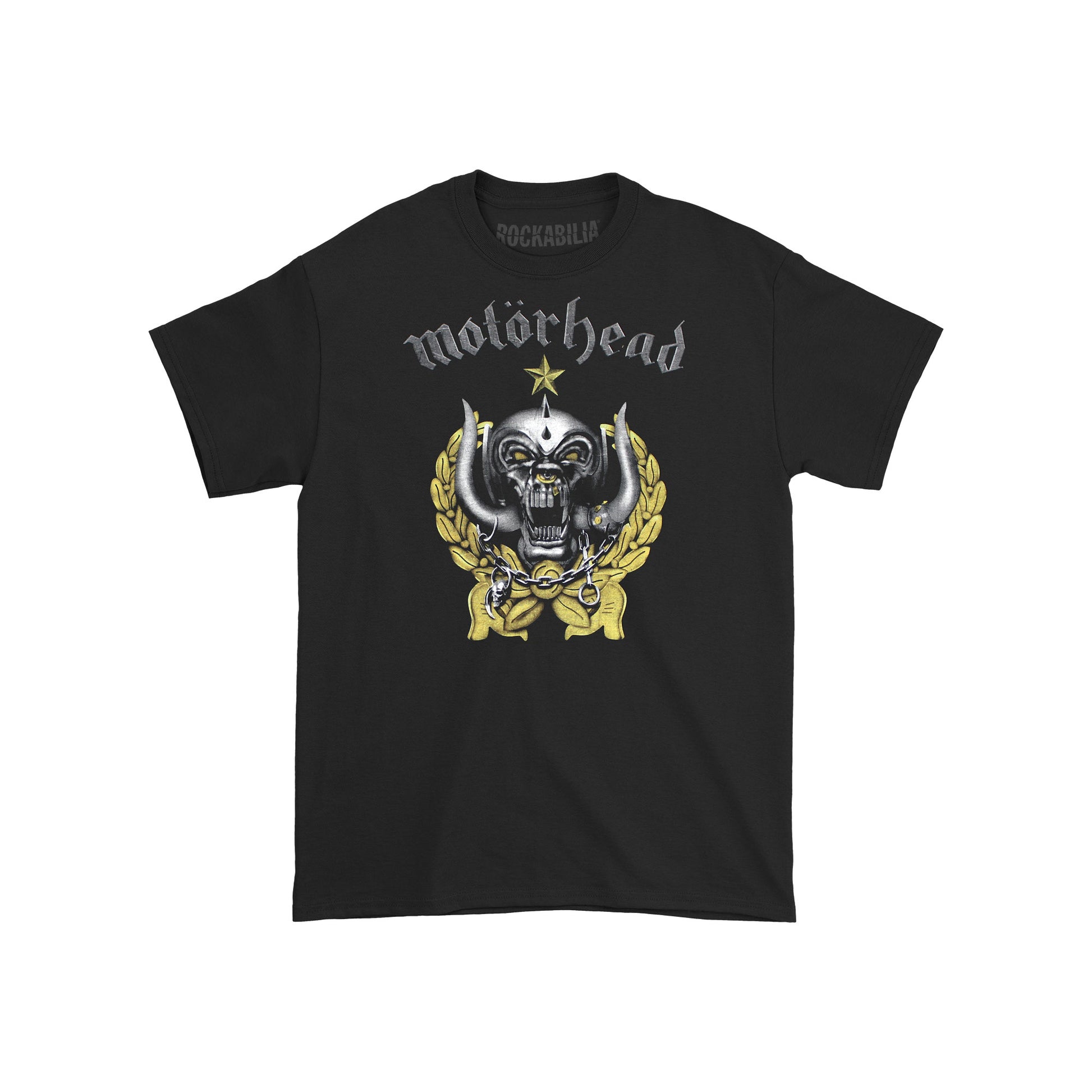 Motorhead Everything Louder Forever (Back Print) Slim Fit T-shirt Front