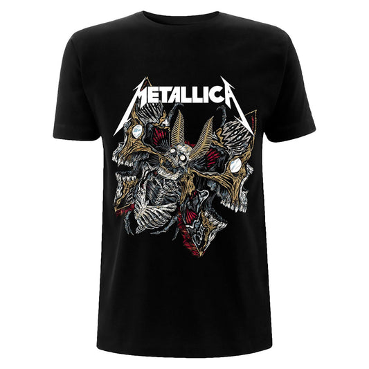 Metallica Skull Moth Slim Fit T-shirt Front