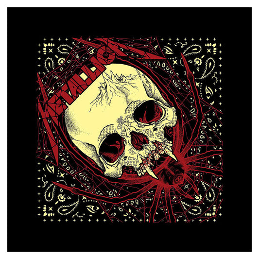 Metallica Spider Skull Bandana Front