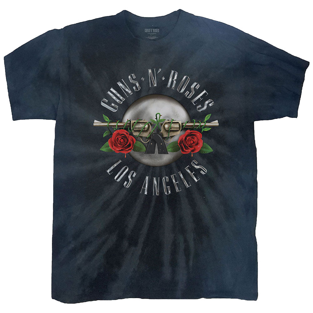 Guns N Roses Los Angeles (Dip-Dye) Tie Dye T-shirt Front