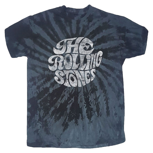 Rolling Stones 70's Logo (Dip-Dye) Tie Dye T-shirt Front