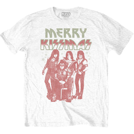 KISS Merry Kissmas Slim Fit T-shirt Front